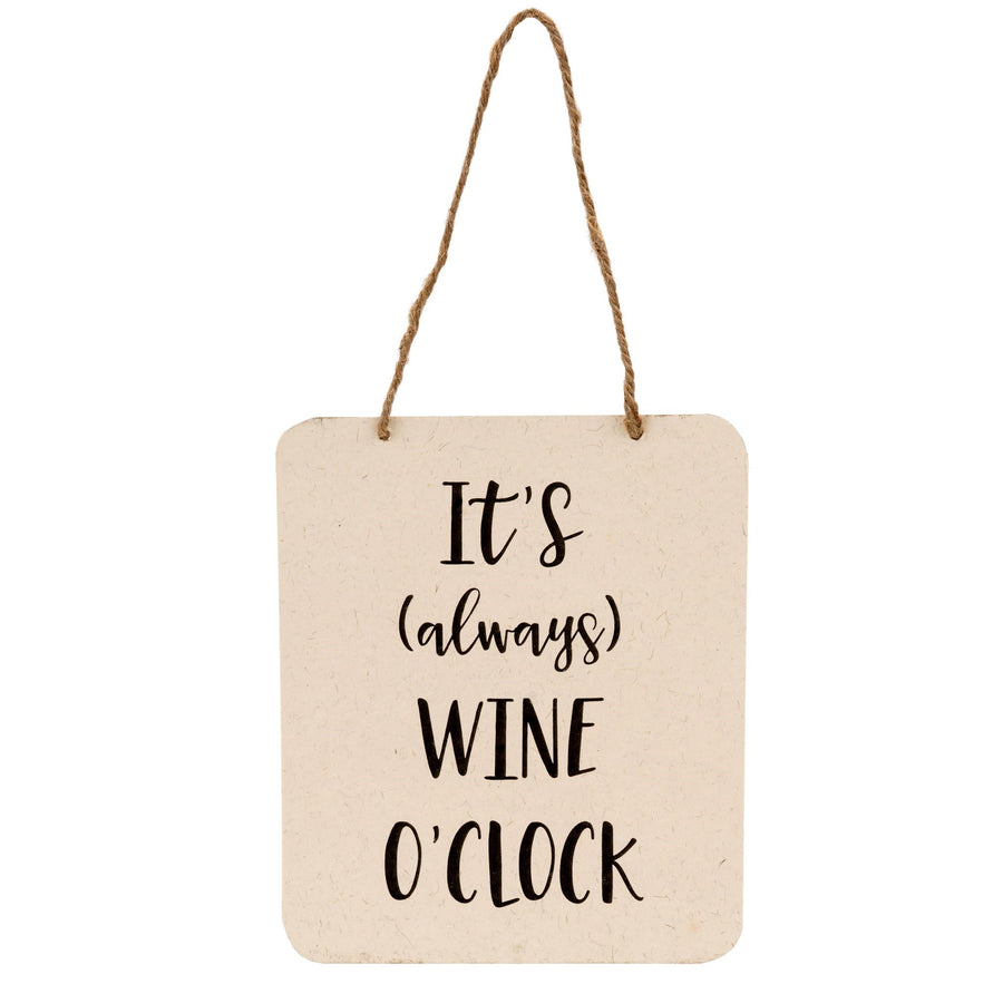 WINE O CLOCK SIGN