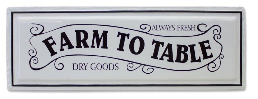 FARM TO TABLE SIGN