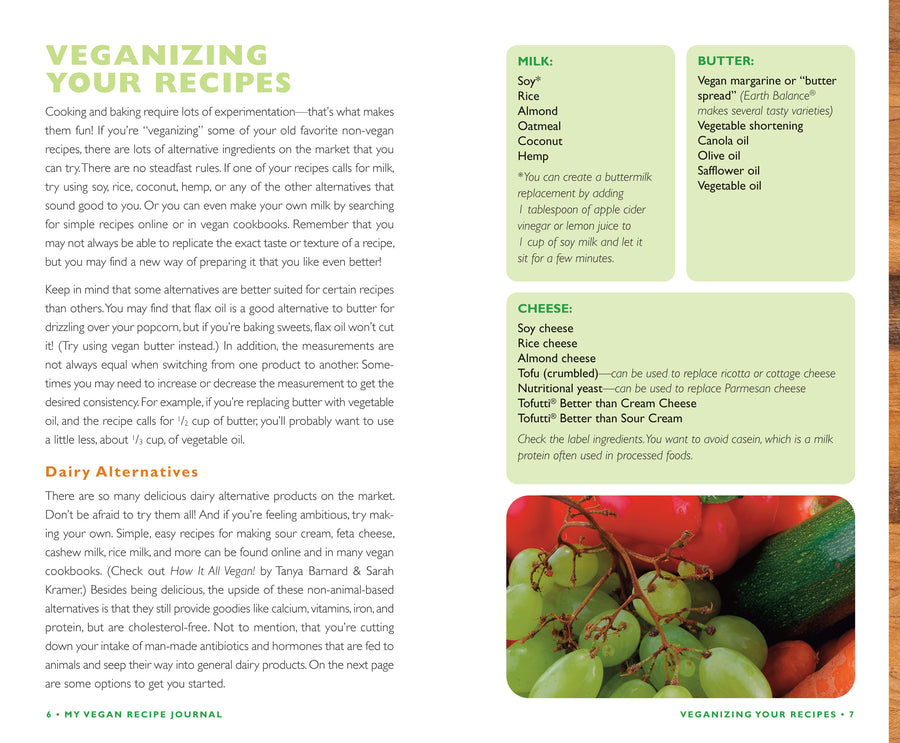 MY VEGAN RECIPE JOURNAL