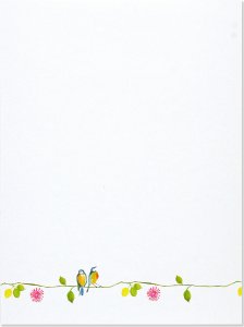 STATIONERY - WATERCOLOR BIRDS