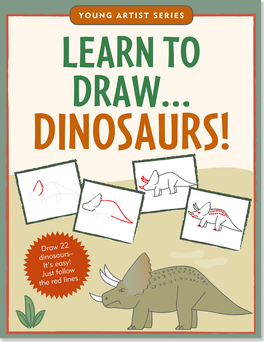 LEARN TO DRAW DINOSAURS