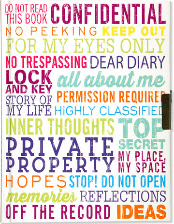 LOCK JOURNAL FOR MY EYES ONLY