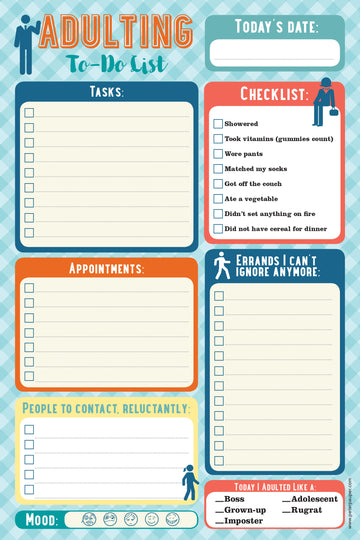 NOTE PAD - ADULTING