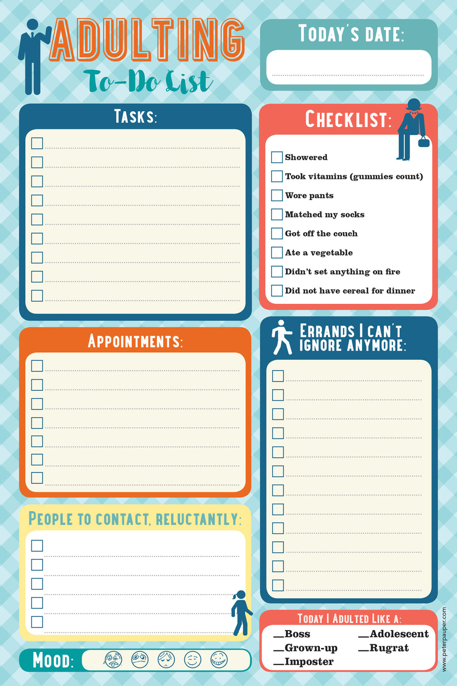 NOTE PAD - ADULTING