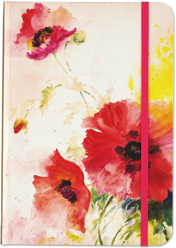 SMALL JOURNAL - WATERCOLOR POPPIES