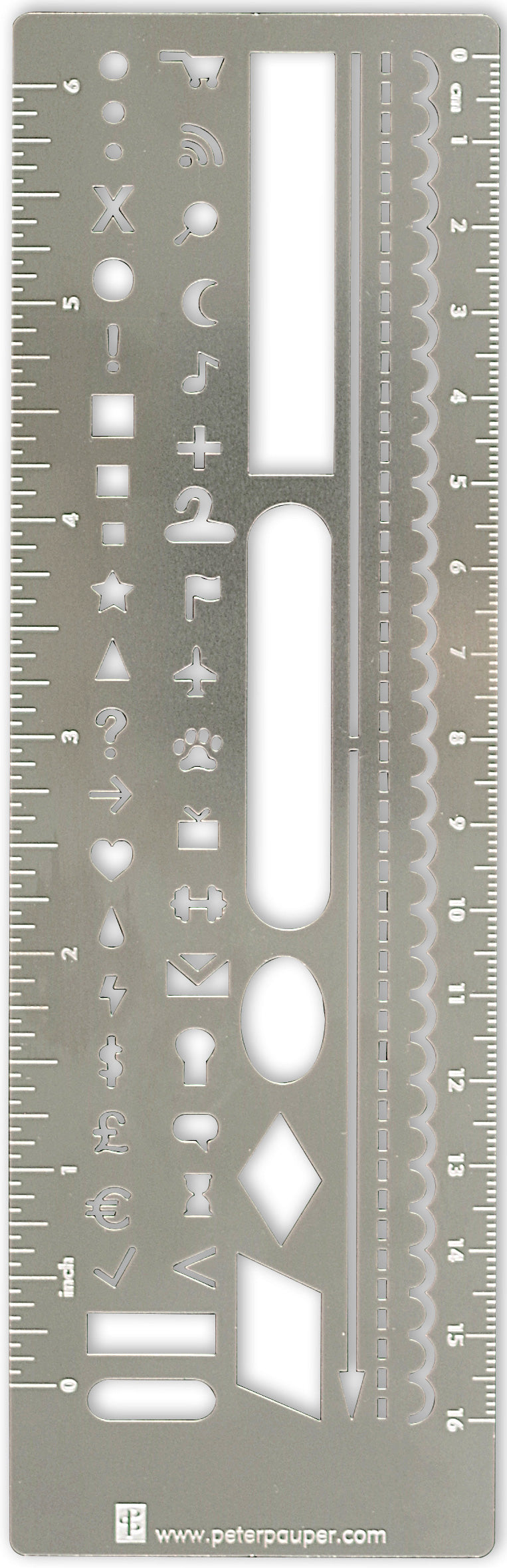 BOOKMARK METAL STENCIL