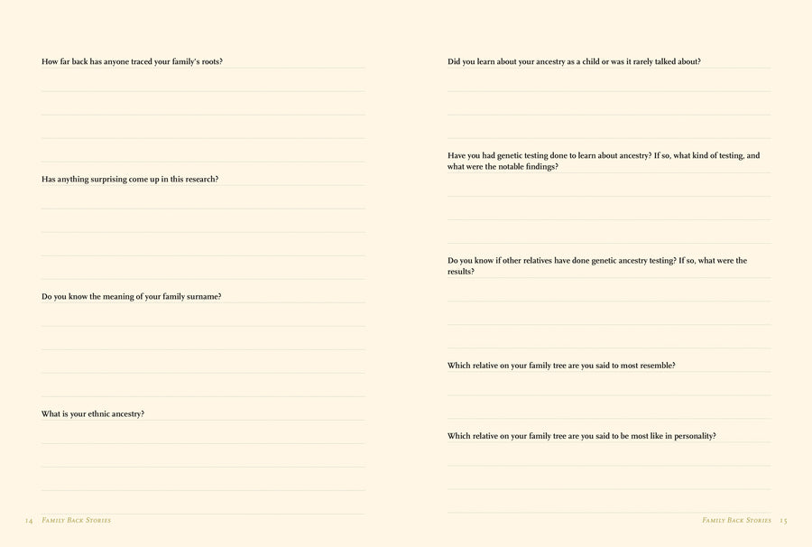 GUIDED JOURNAL AN ORAL HISTORY