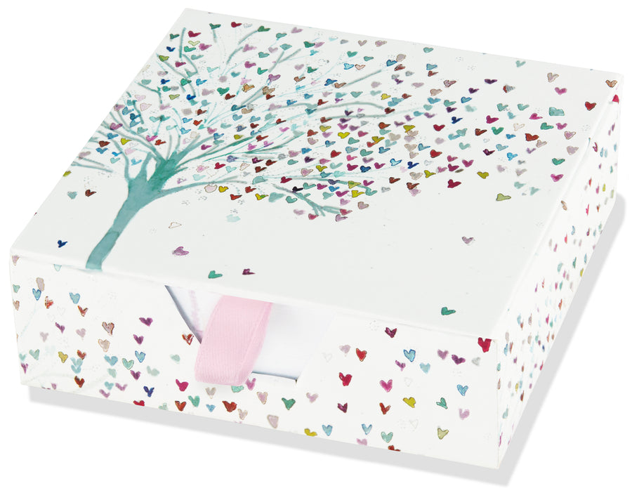 DESK NOTES - TREE OF HEARTS