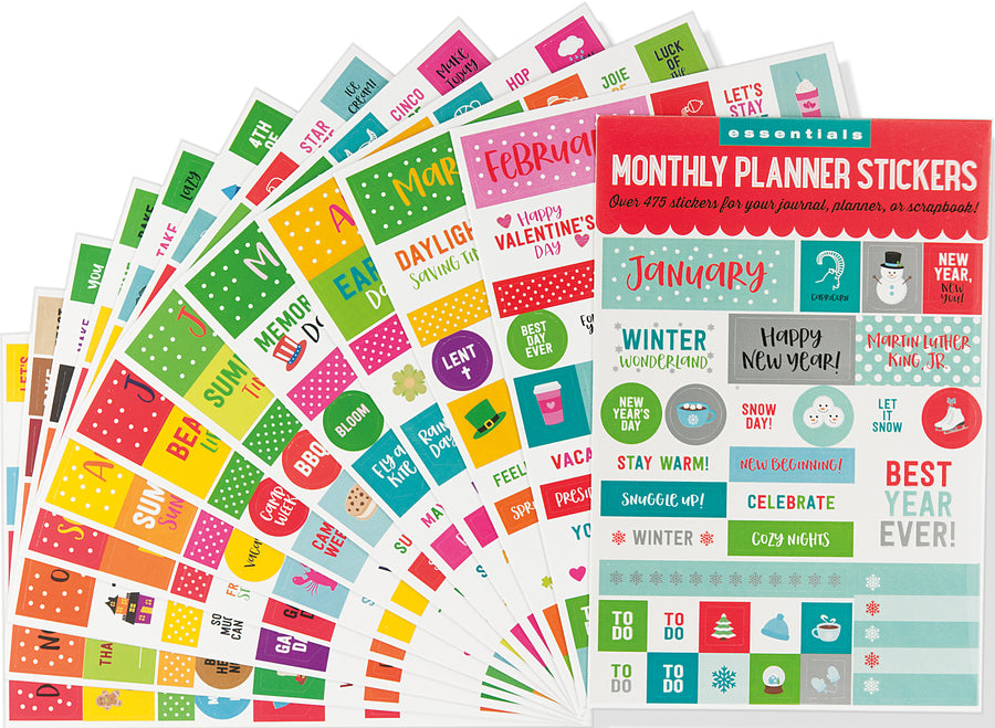 PLANNER STICKERS - MONTHLY PLANNER