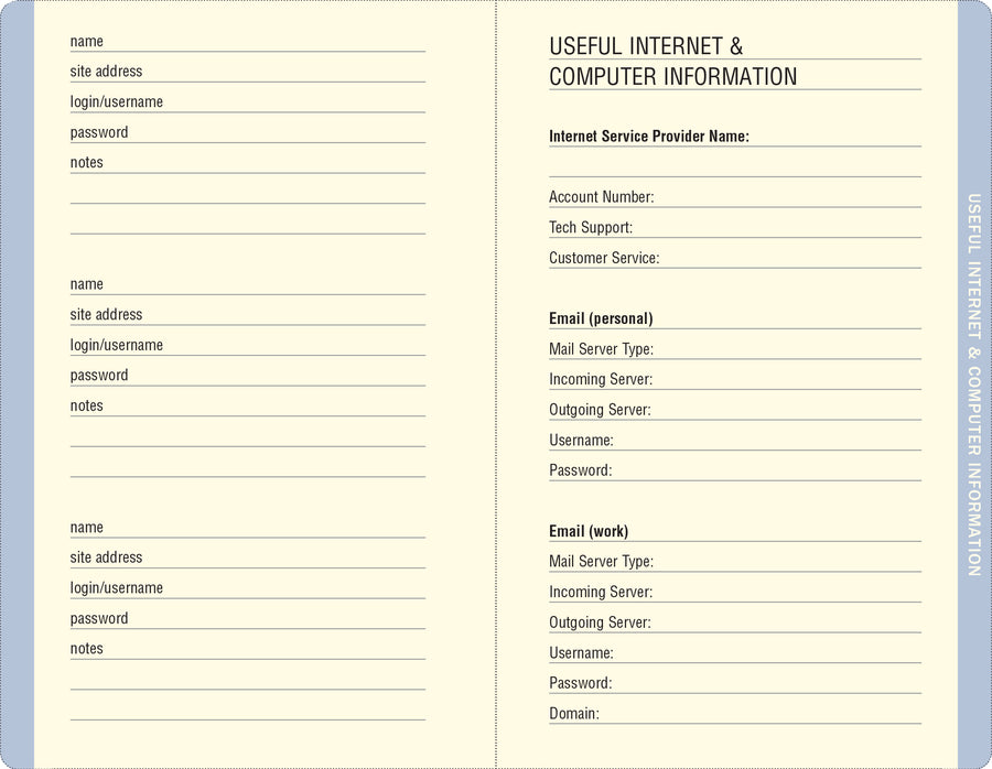 INTERNET LOG BOOK - BLUE AGATE