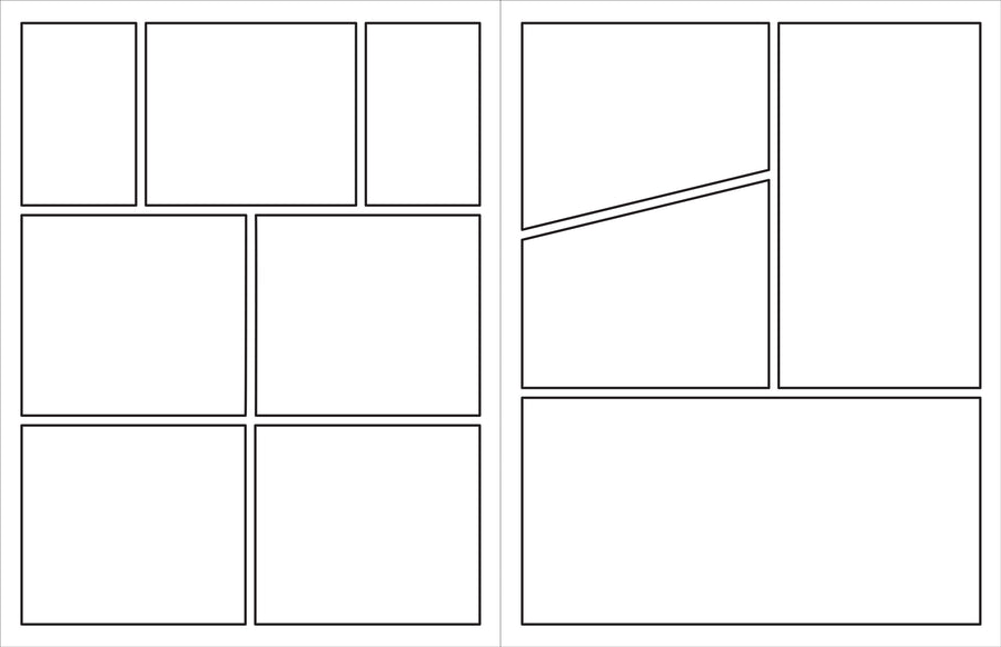 BLANK COMIC BOOK