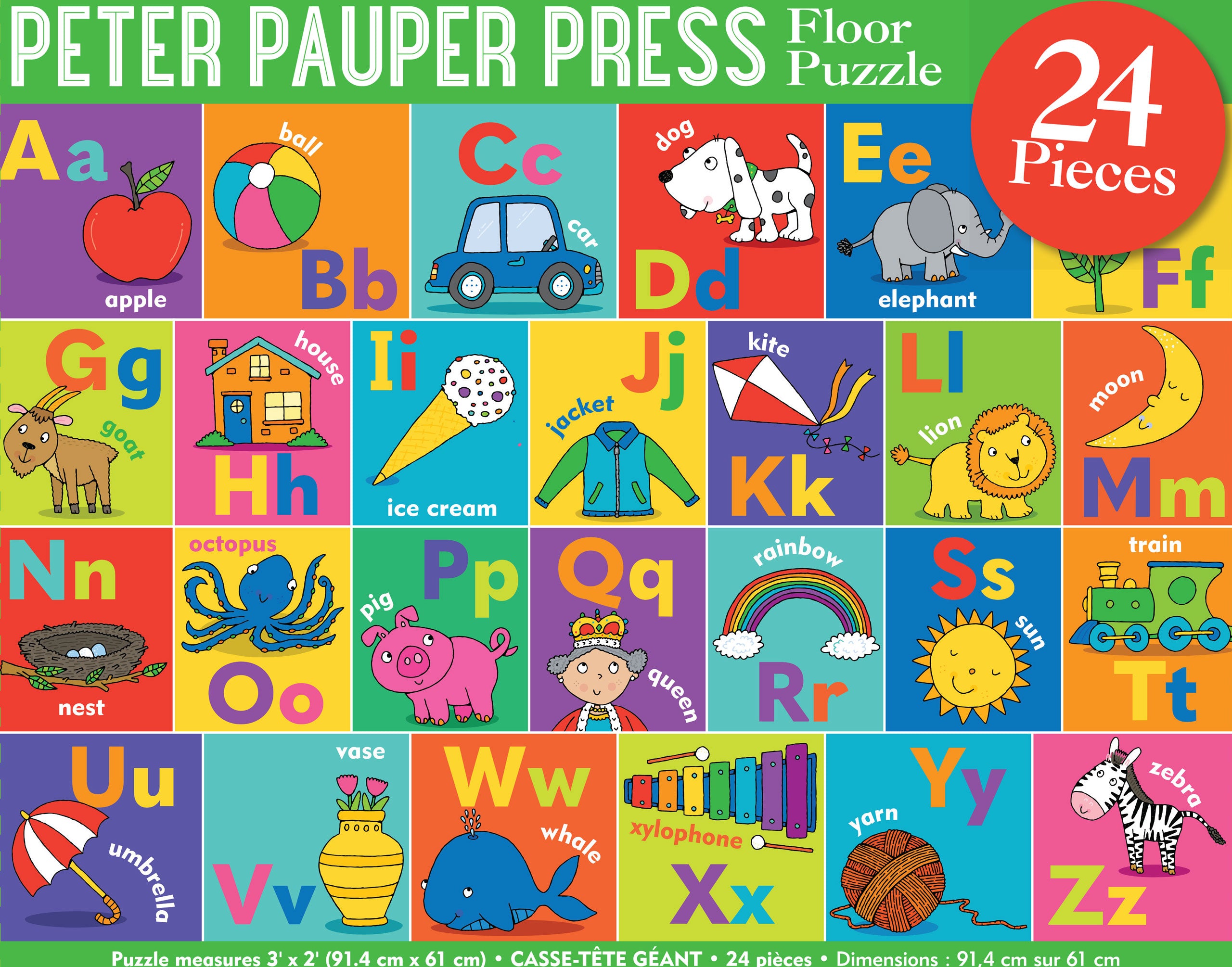 FLOOR PUZZLE - ALPHABET – Wildflower and Twigs