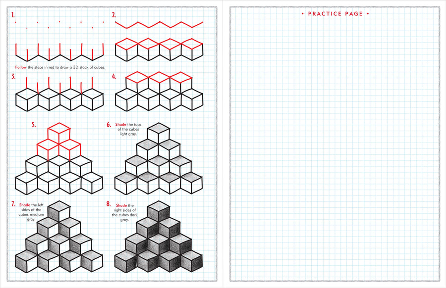 LEARN TO DRAW 3D ILLUSIONS