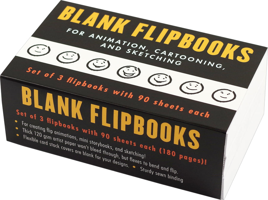 BLANK FLIPBOOKS 3/PK