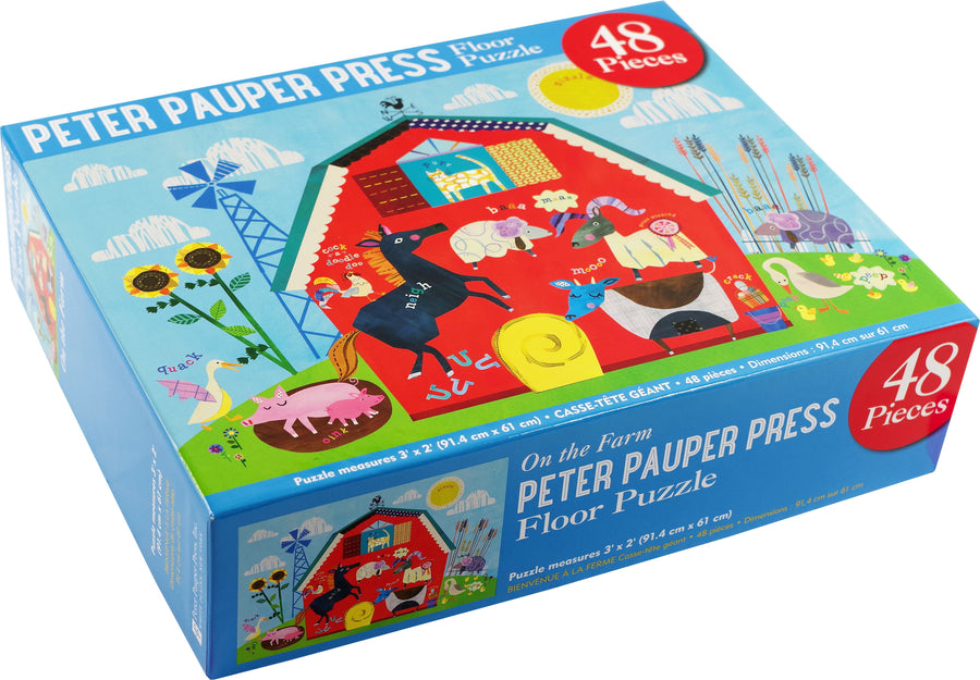 FLOOR PUZZLE - ON THE FARM