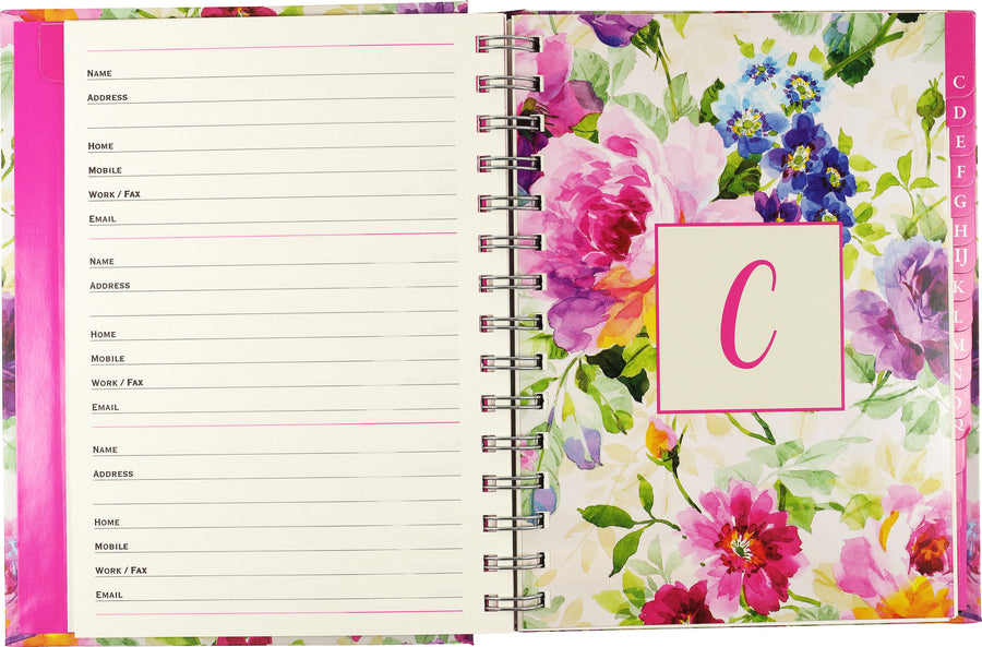 ADDRESS BOOK - PEONY GARDEN
