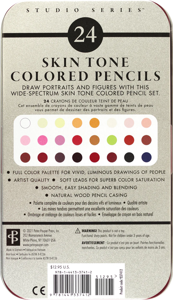 SKIN TONED COLORED PENCIL/24SET