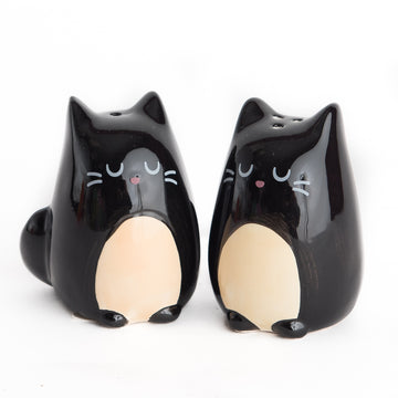 BLACK SIMPLE CAT SALT PEPPER