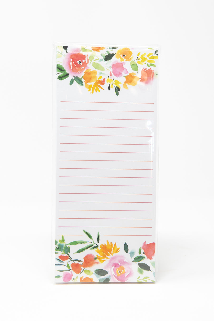 NOTEPAD W/MAGNET - FLOWERS