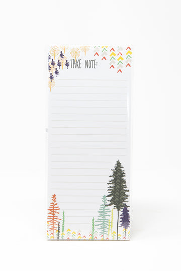 NOTEPAD W/MAGNET - TAKE NOTE