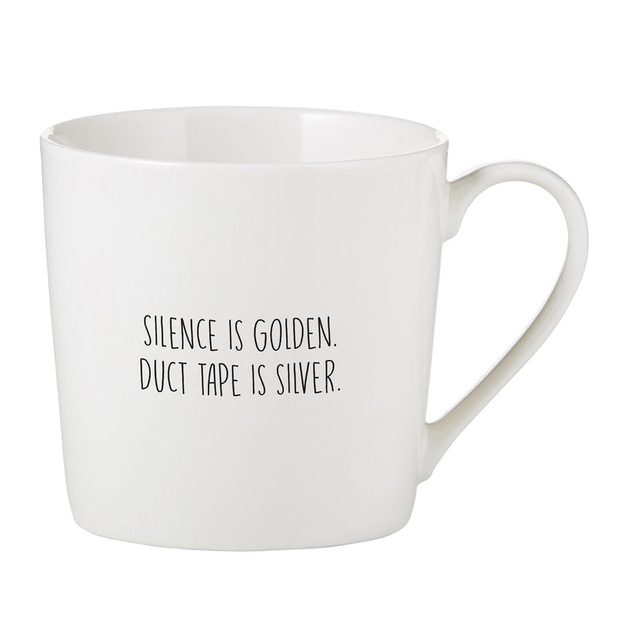 SILENCE IS GOLDEN MUG