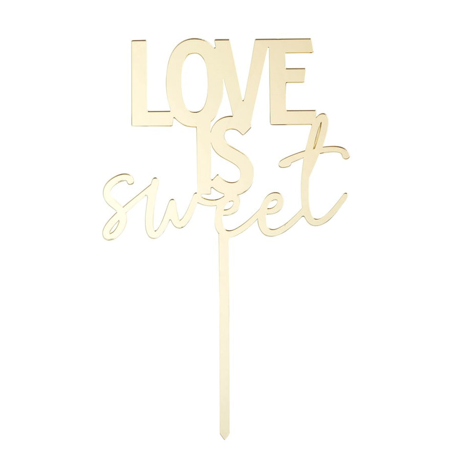 CAKE TOPPER - LOVE