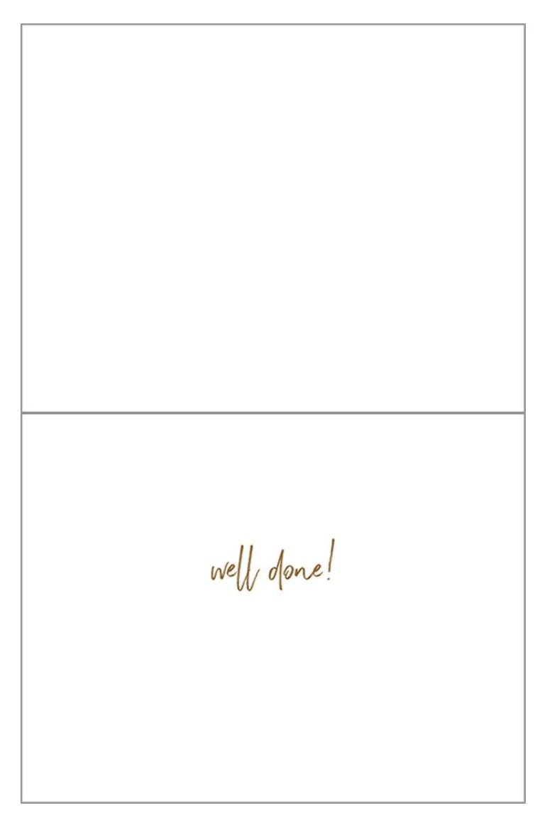 CONGRATULATIONS CARD