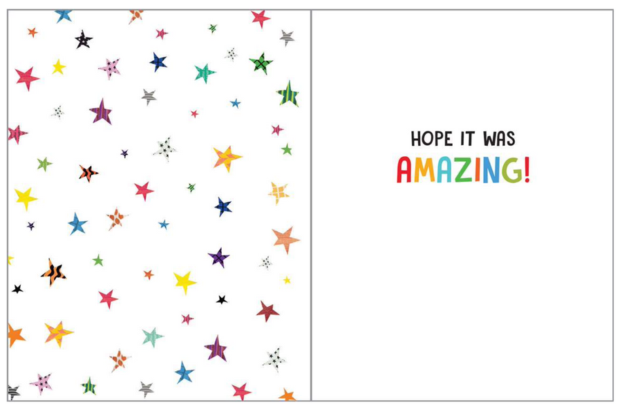 HAPPY BELATED BIRTHDAY CARD