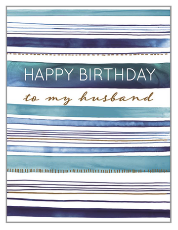BD-HAPPY BIRTHDAY/HUSBAND CARD