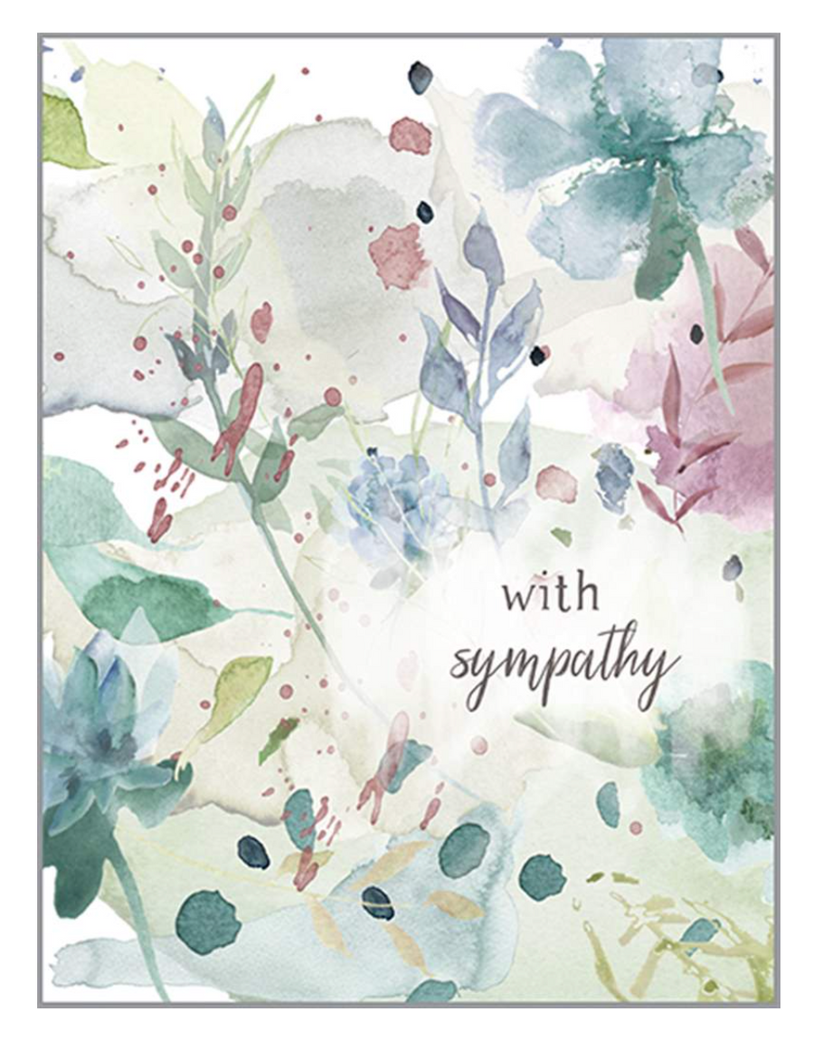 S-WITH SYMPATHY CARD