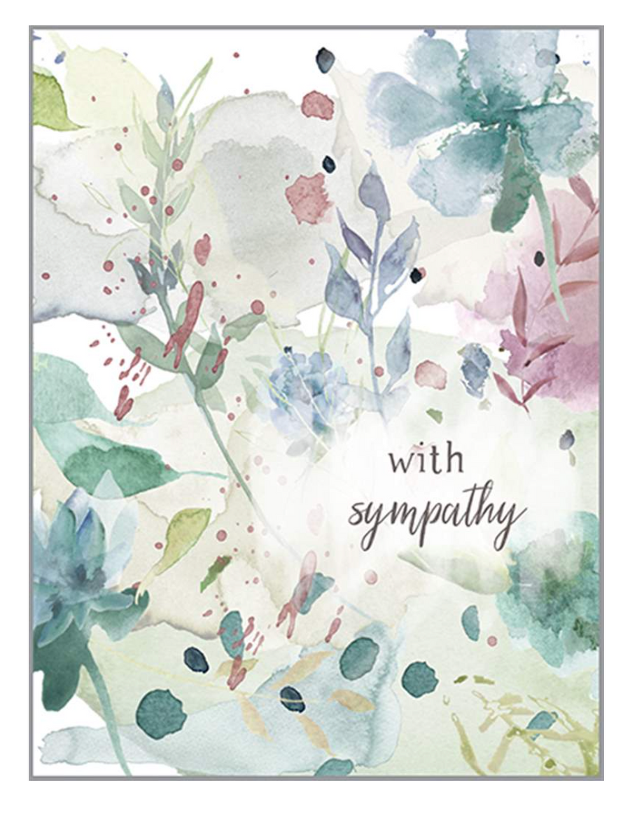 WITH SYMPATHY CARD