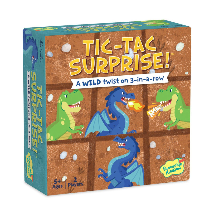 TIC TAC SURPRISE GAME - DINOS & DRAGONS