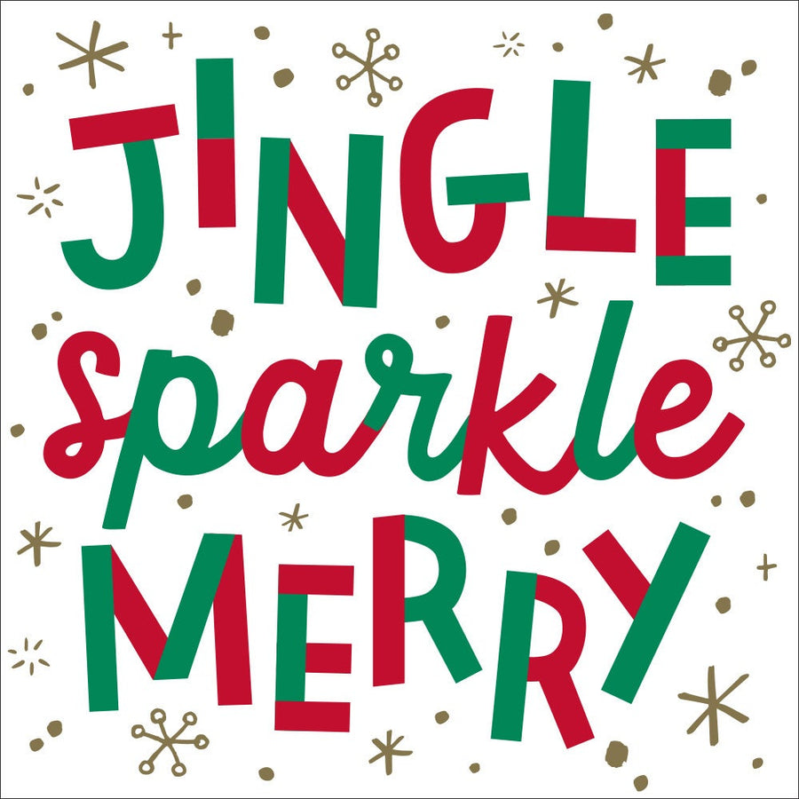 QUIP NAPKIN JINGLE SPARKLE MERRY
