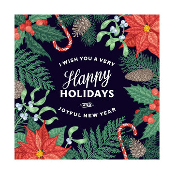 LUNCHEON NAPKIN - HAPPY HOLIDAYS