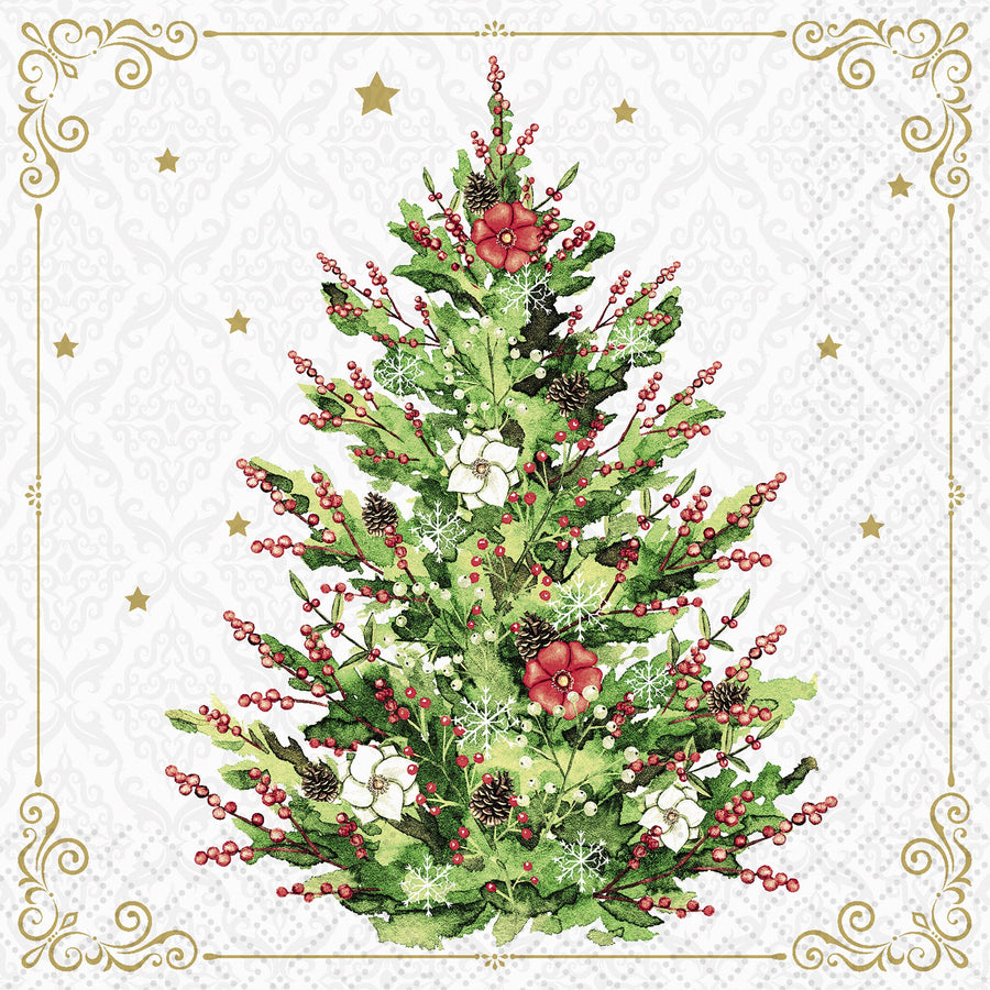 LUNCHEON NAPKIN - CHRISTMAS TREE
