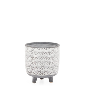 STAR WHITE FOOTED  POT 4.5