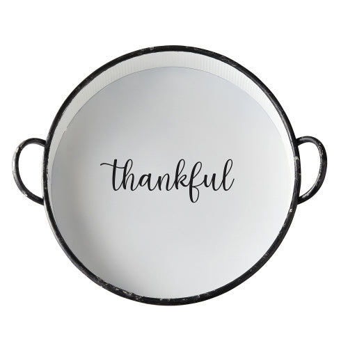 THANKFUL ROUND TRAY