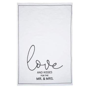 TEA TOWEL - LOVE/KISSES