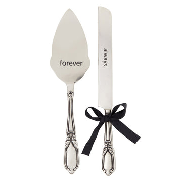 CAKE SERVER/KNIFE SET