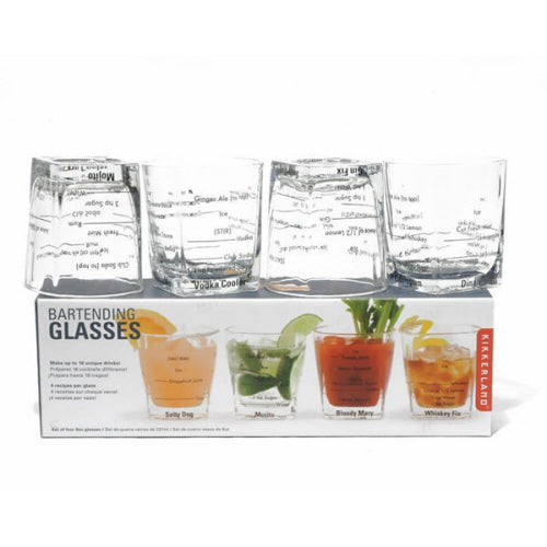 BARTENDING GLASSSES SET